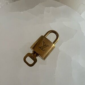 Louis Vuitton Gold Lock with Key #318